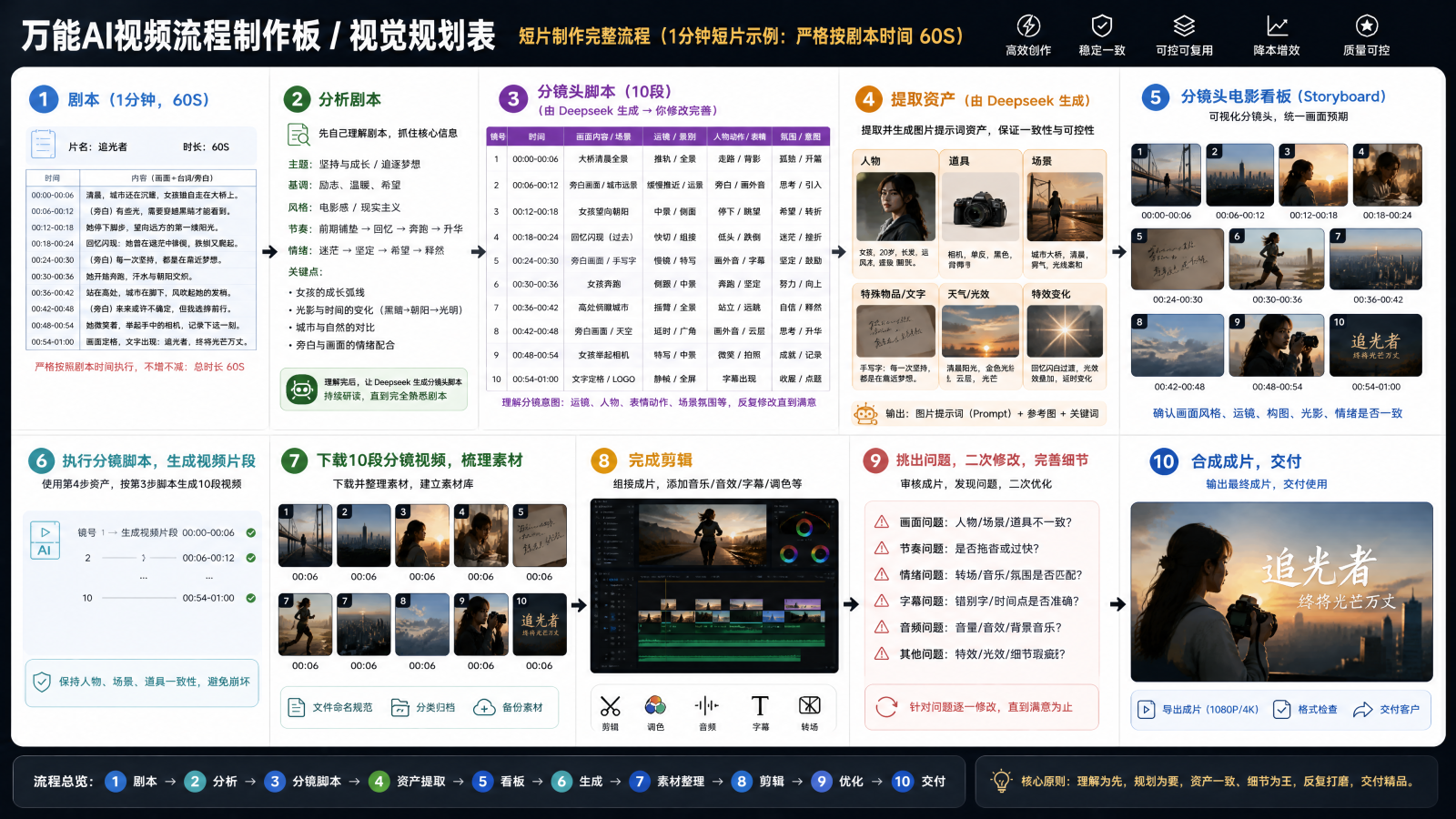 万能思路，不管你用什么平台去制作AI视频